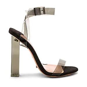 KIKI HEEL IN SMOKE SMOKE VYNALITE